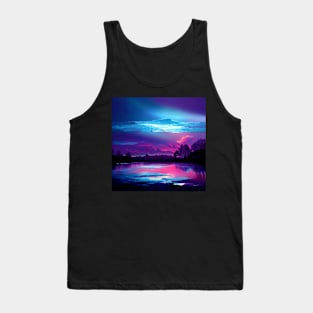 Violet Sunset 1 Tank Top